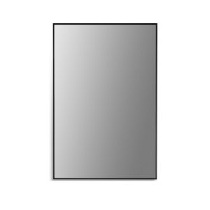 Altair 755024-MIR Sassi 24 Inch Rectangle Aluminum Framed Bathroom Vanity Wall Mirror