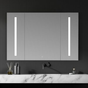 Altair 758048-LED-MC Catola 48 Inch Rectangle Frameless Surface-Mount or Recessed LED Lighted Bathroom Medicine Cabinet