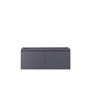 James Martin 801-V47.3-MGG Milan 47.3 Inch Single Vanity Cabinet in Modern Grey Glossy