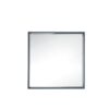 James Martin 803-M35.4-MGG Milan 35.4 Inch Square Cube Mirror in Modern Grey Glossy