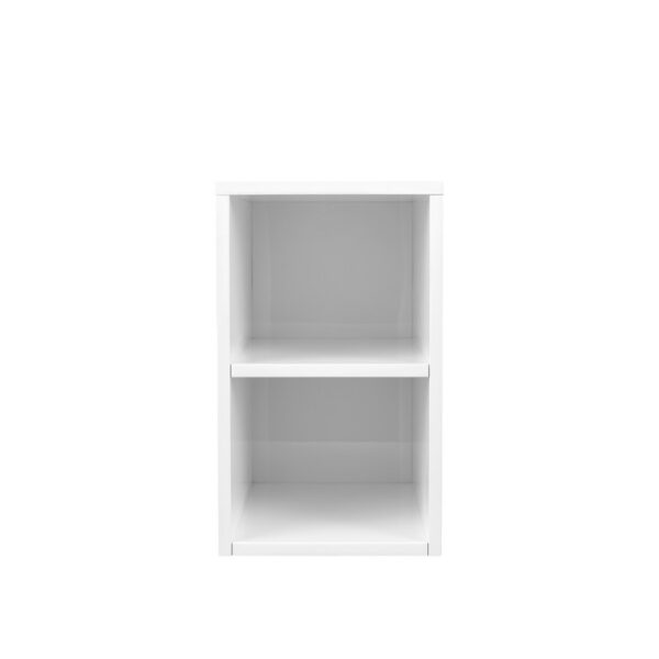 James Martin 803-SC1220-GW Milan 12 Inch Storage Cabinet (Short) in Glossy White