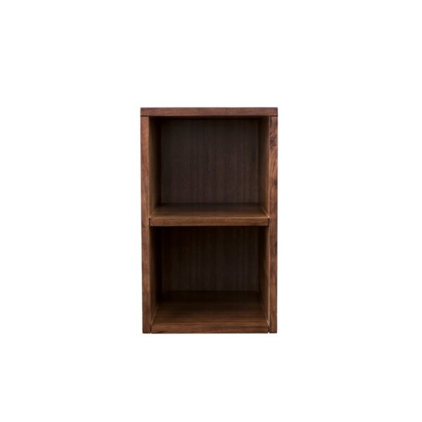 James Martin 803-SC1220-WLT Milan 12 Inch Storage Cabinet (Short) in Mid Century Walnut