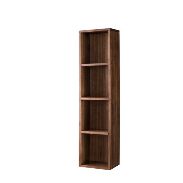 James Martin 803-SC1248-WLT Milan 12 Inch Storage Cabinet (Tall) in Mid Century Walnut