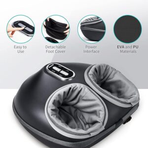 RetailHuntUSA Foot Massager Machine with Soothing Heat, Deep Kneading Therapy, Air Compression, Improve Blood Circulation and Foot Wellness