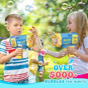 RetailHuntUSA Toys for 3-8 Year Old Boys Girls: 2 Pack Bubble Machine for Kids with Bubble Solution