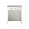 James Martin 825-CU30-BW-3ESR De Soto 30 Inch Countertop Unit (makeup counter) in Bright White with 3 CM Eternal Serena Quartz Top