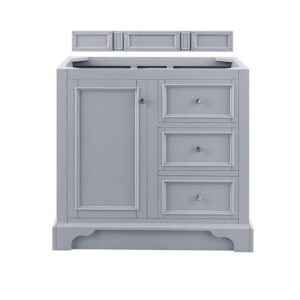 James Martin 825-V36-SL De Soto 37 Inch Single Vanity in Silver Gray