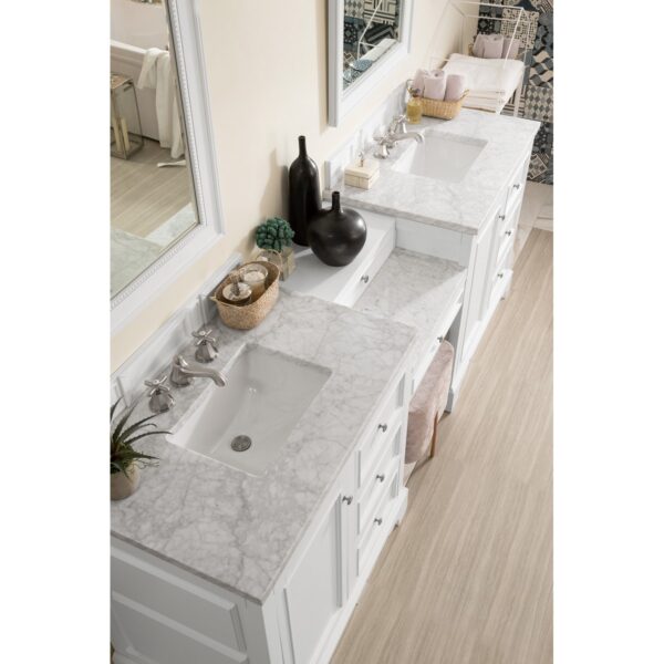 James Martin 825-V94-DU 96 1/2 Inch Free-Standing Double Sink Bathroom Vanity with 3 CM Top