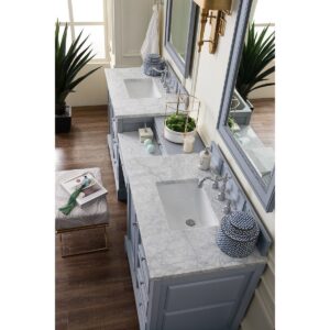 James Martin 825-V94-DU 96 1/2 Inch Free-Standing Double Sink Bathroom Vanity with 3 CM Top