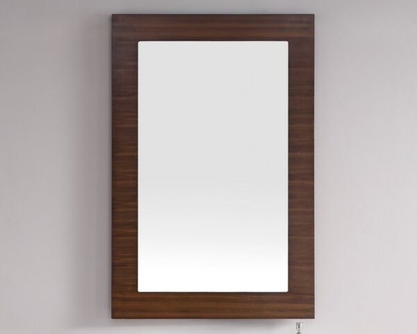 James Martin 850-M30-AWT Metropolitan 30 Inch Mirror in American Walnut