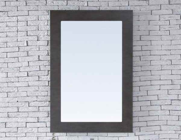 James Martin 850-M30-SOK Metropolitan 30 Inch Mirror in Silver Oak