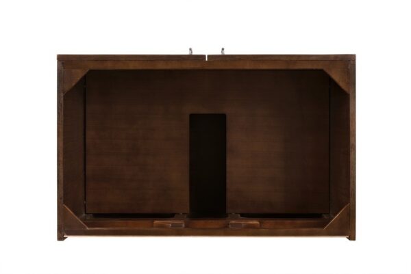 James Martin 850-V36-AWT-3CAR Metropolitan 36 Inch American Walnut Single Vanity with 3 cm Carrara Marble Top