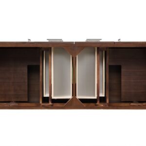 James Martin 850-V60D-AWT Metropolitan 60 Inch Double Vanity in American Walnut