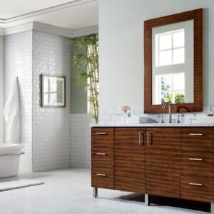 James Martin 850-V60S-AWT Metropolitan 60 Inch Single Vanity in American Walnut