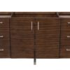 James Martin 850-V60S-AWT Metropolitan 60 Inch Single Vanity in American Walnut