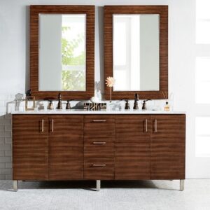 James Martin 850-V72-AWT Metropolitan 72 Inch Double Vanity in American Walnut