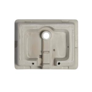 Altair 9004-BAS-WH Dixie 19 3/4 Inch Rectangular Ceramic Undermount Bathroom Sink - White