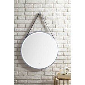 James Martin 911-M27.6-BNK Annapolis 27 Inch Mirror in Brushed Nickel