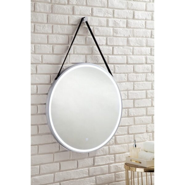 James Martin 911-M27.6-BNK Annapolis 27 Inch Mirror in Brushed Nickel