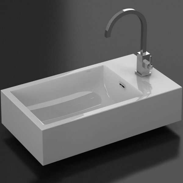 Blossom A10 1810 04 18 Inch Acrylic Top-Mount Bathroom Sink