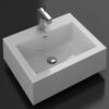 Blossom A10 2419 04 23 5/8 Inch Acrylic Top-Mount Bathroom Sink