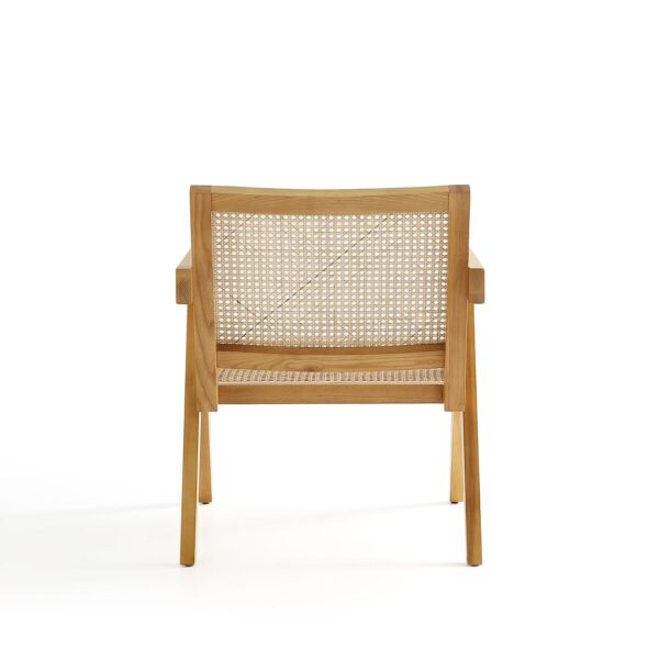 Manhattan Comfort Hamlet Accent Chair in Nature Cane