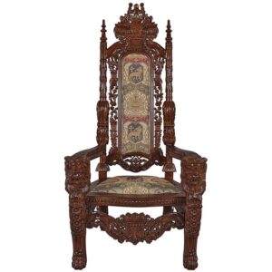 Design Toscano AF1038 36 Inch Lord Raffeles Throne