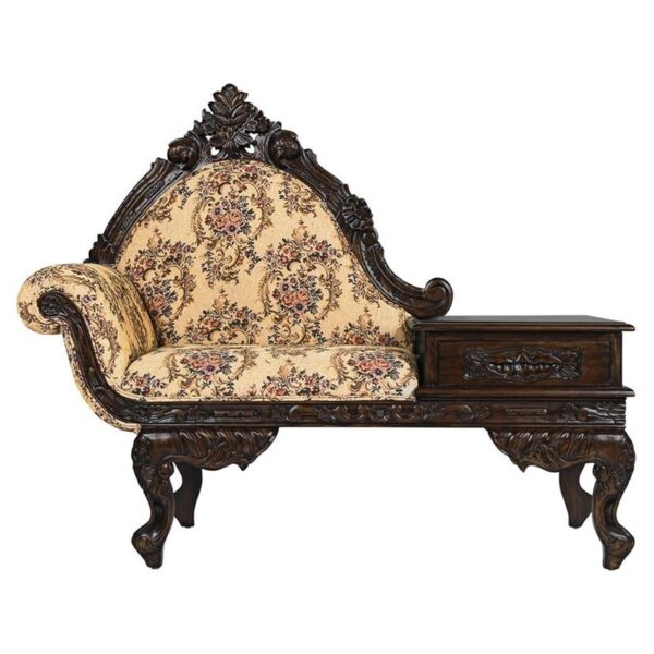 Design Toscano AF1251 54 Inch Victorian Style Gossip Bench