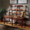 Design Toscano AF1287 44 Inch Provincial French Ladderback Settee