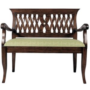 Design Toscano AF1333 40 1/2 Inch The Wren Mahogany Bench