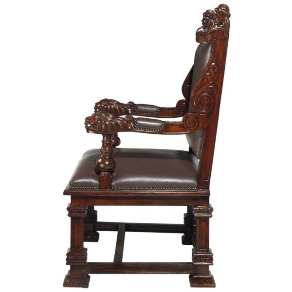 Design Toscano AF1362 32 1/2 Inch Lord Cumberlands Royal Throne