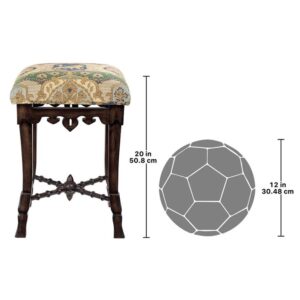 Design Toscano AF1497 14 Inch The Medieval Mace Stool