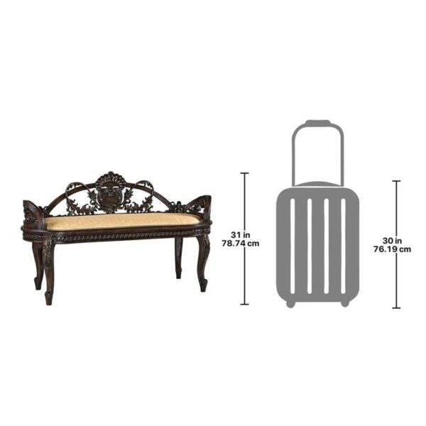 Design Toscano AF1543 49 1/2 Inch The Verona Filigree Bench