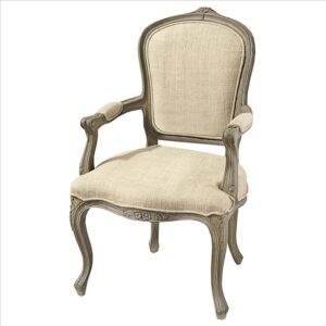 Design Toscano AF1945 21 Inch Carlisle Collection Open Armchair