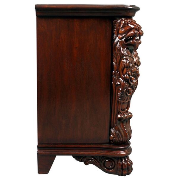 Design Toscano AF2855 30 1/2 Inch Lord Raffles Lion Occassional Table