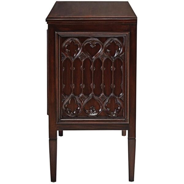 Design Toscano AF32514 36 Inch Canterbury Abbey Gothic Cabinet