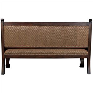 Design Toscano AF51251 86 Inch Lord Raffles Winged Lion Settee Bench