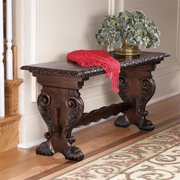 Design Toscano AF51255 42 Inch Glastonbury Abbey Bench