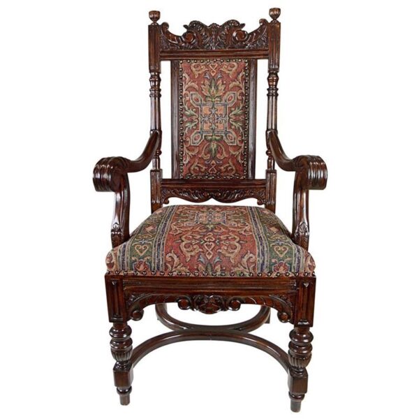 Design Toscano AF51313 21 1/2 Inch Grand Classic Edwardian Armchair