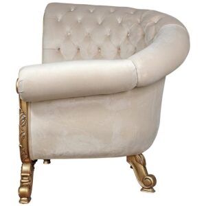 Design Toscano AF51652 48 1/2 Inch Lombard Art Deco Winged Sofa Chair