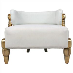 Design Toscano AF51698 Ammon 34 1/2 Inch Horn Contemporary Tub Chair