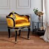 Design Toscano AF51786 27 1/2 Inch Royal Soubrette Petite Bergere Chair