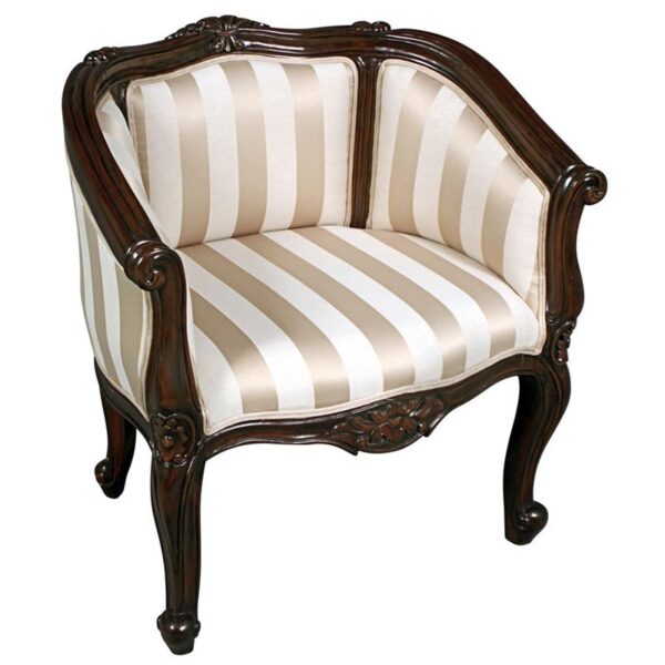 Design Toscano AF51851 27 1/2 Inch Marguerite Petite Bergere Chair