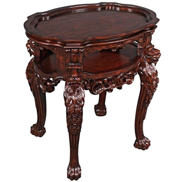 Design Toscano AF57134 29 Inch Lord Raffles Lion Table