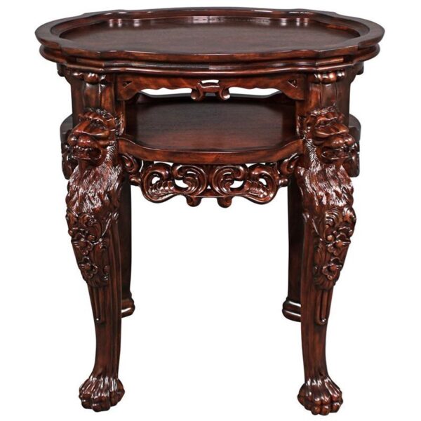 Design Toscano AF57134 29 Inch Lord Raffles Lion Table