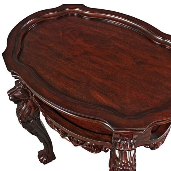 Design Toscano AF57134 29 Inch Lord Raffles Lion Table