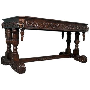 Design Toscano AF57135 59 Inch Sir Benedicts Library Table