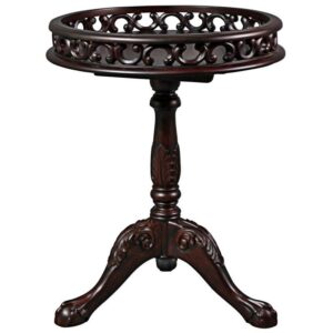 Design Toscano AF57148 23 1/2 Inch Lady Wentworth Pie Crust Tea Table