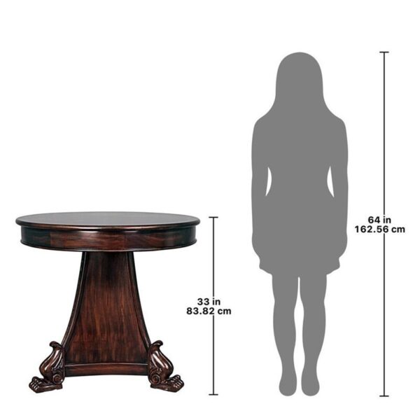 Design Toscano AF57620 32 Inch Lafayette Gueridon Pedestal Table