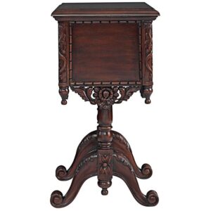 Design Toscano AF57721 19 1/2 Inch Lady Rebecca Victorian Bedside Table